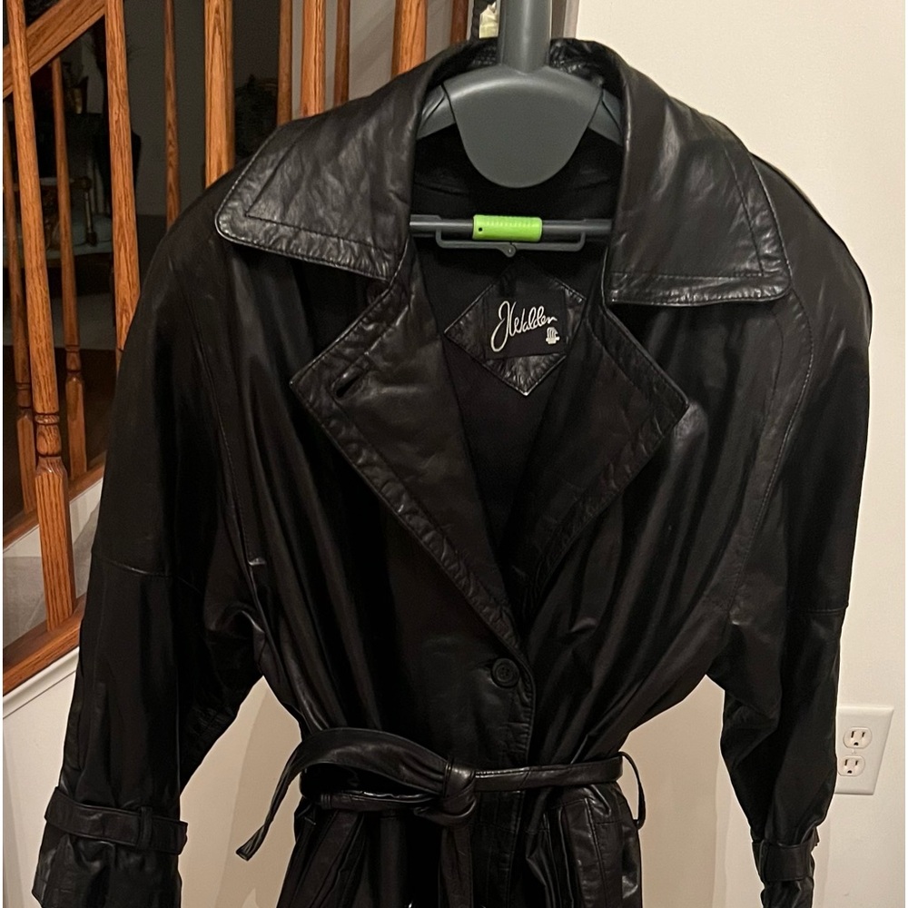 Butter Soft Genuine Leather Coat Vintage Size 7/8  J Walden Very Good Condition